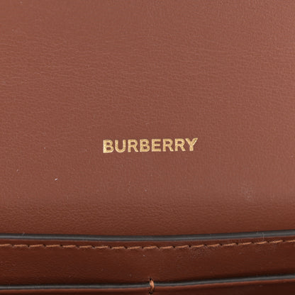Burberry E-Canvas Icon Stripe Hannah Wallet With Detachable Strap Archive Beige Black 6 of 11