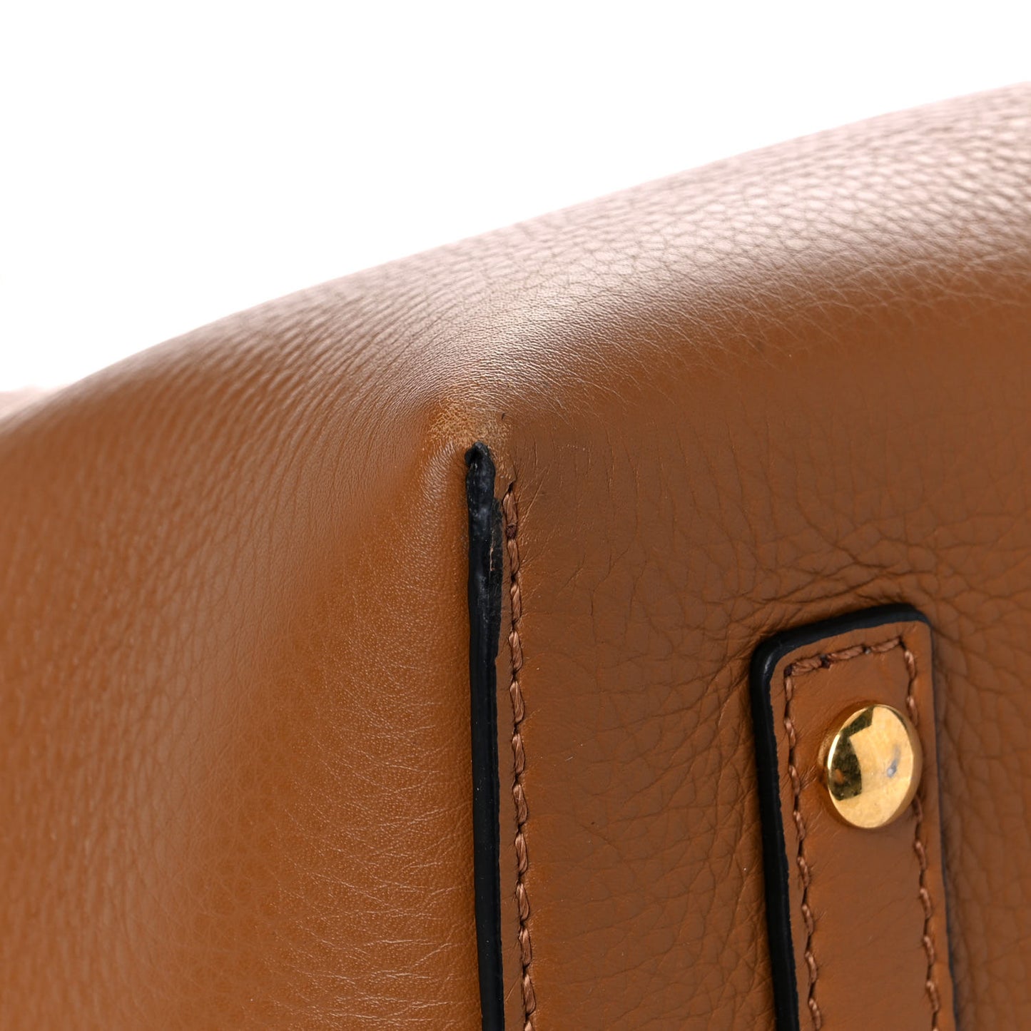 Soft Grain Calfskin Medium Belt Bag Cognac