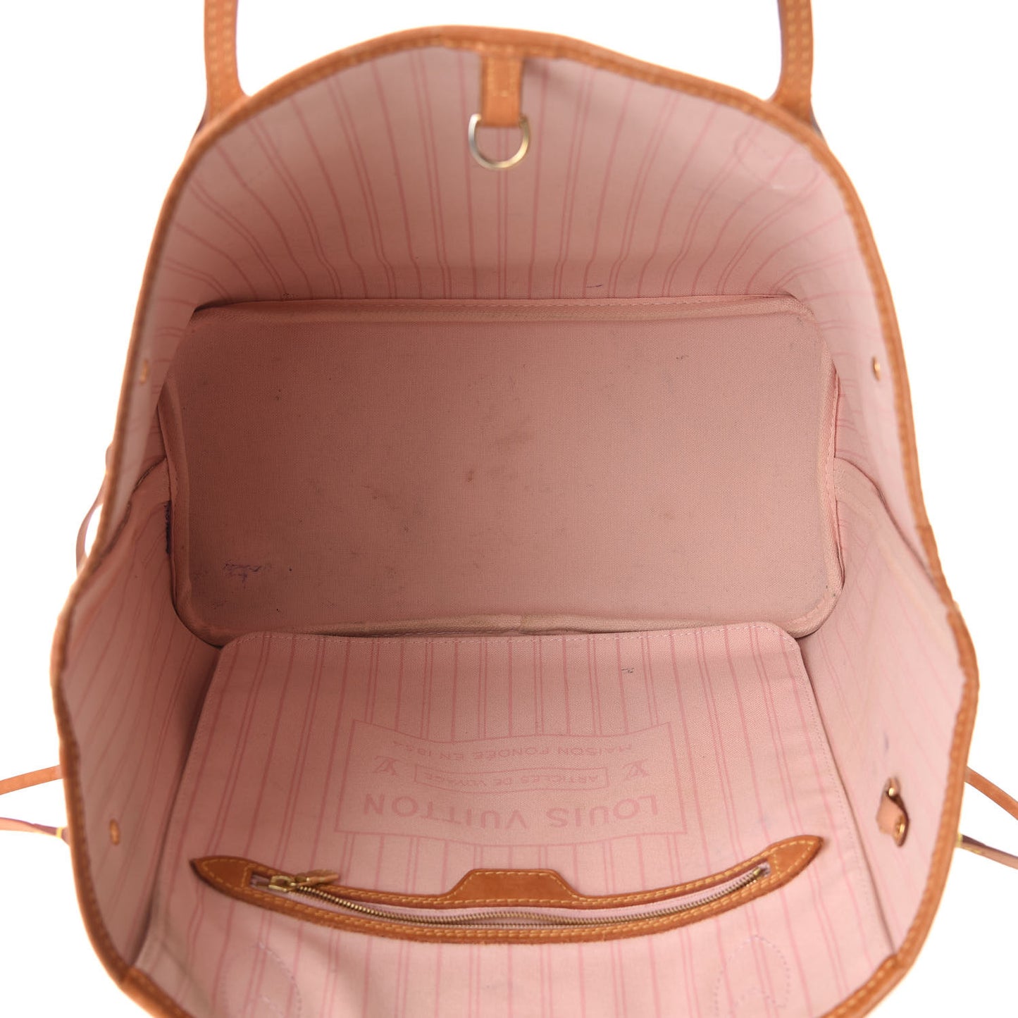 Damier Azur Neo Neverfull MM Rose Ballerine