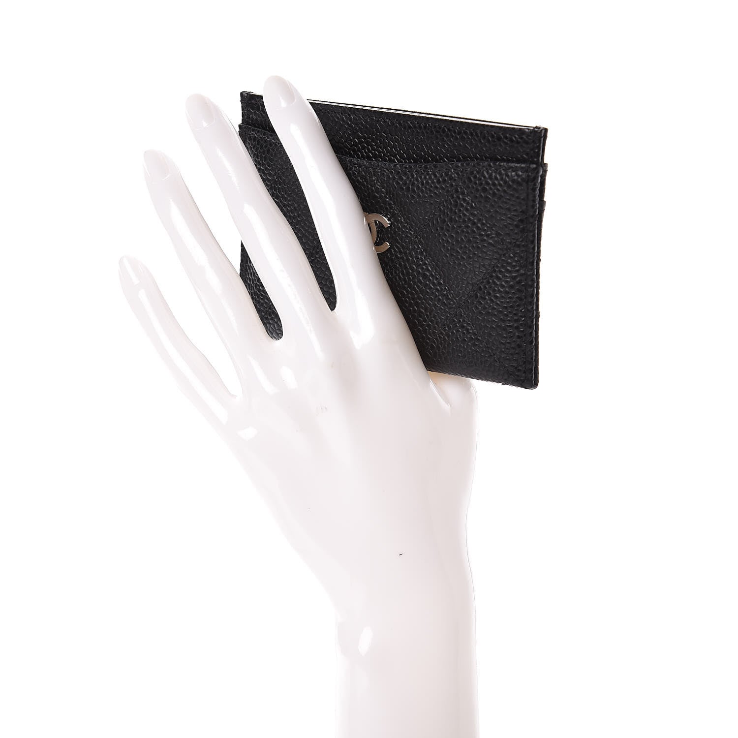 Chanel Caviar Quilted Card Holder Black 2 of 9