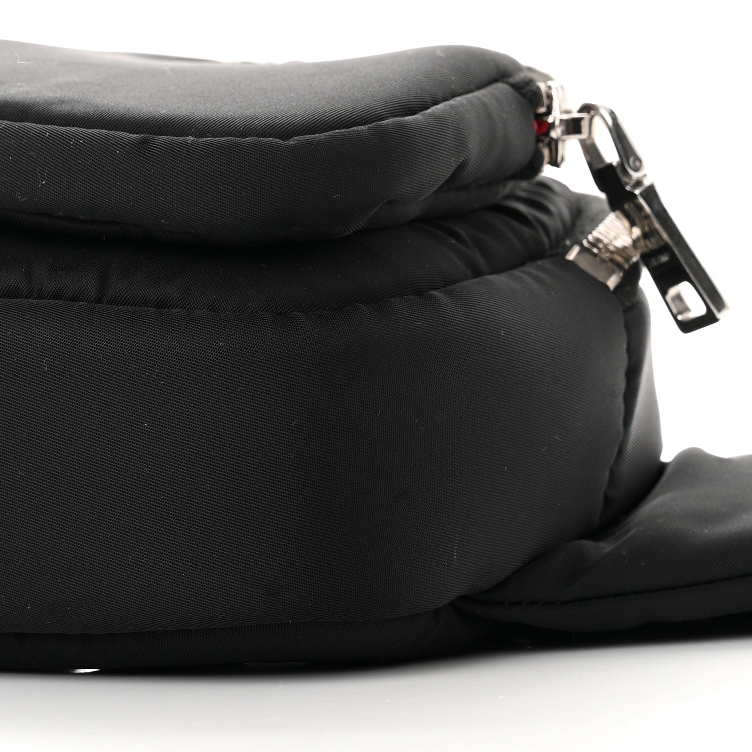 Prada Tessuto Nylon Pocket Cargo Belt Bag Black Fuoco 9 of 9