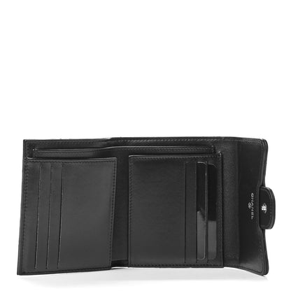 Chanel Lambskin Quilted Compact Flap Wallet So Black 5 of 7