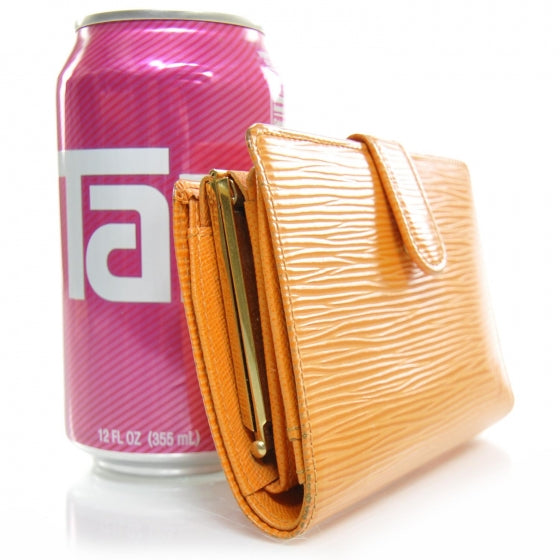 Epi French Purse Wallet Mandarin