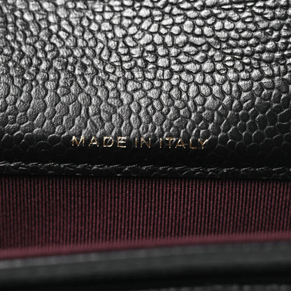 Chanel Caviar Quilted Flap Card Holder Wallet Black 7 of 9