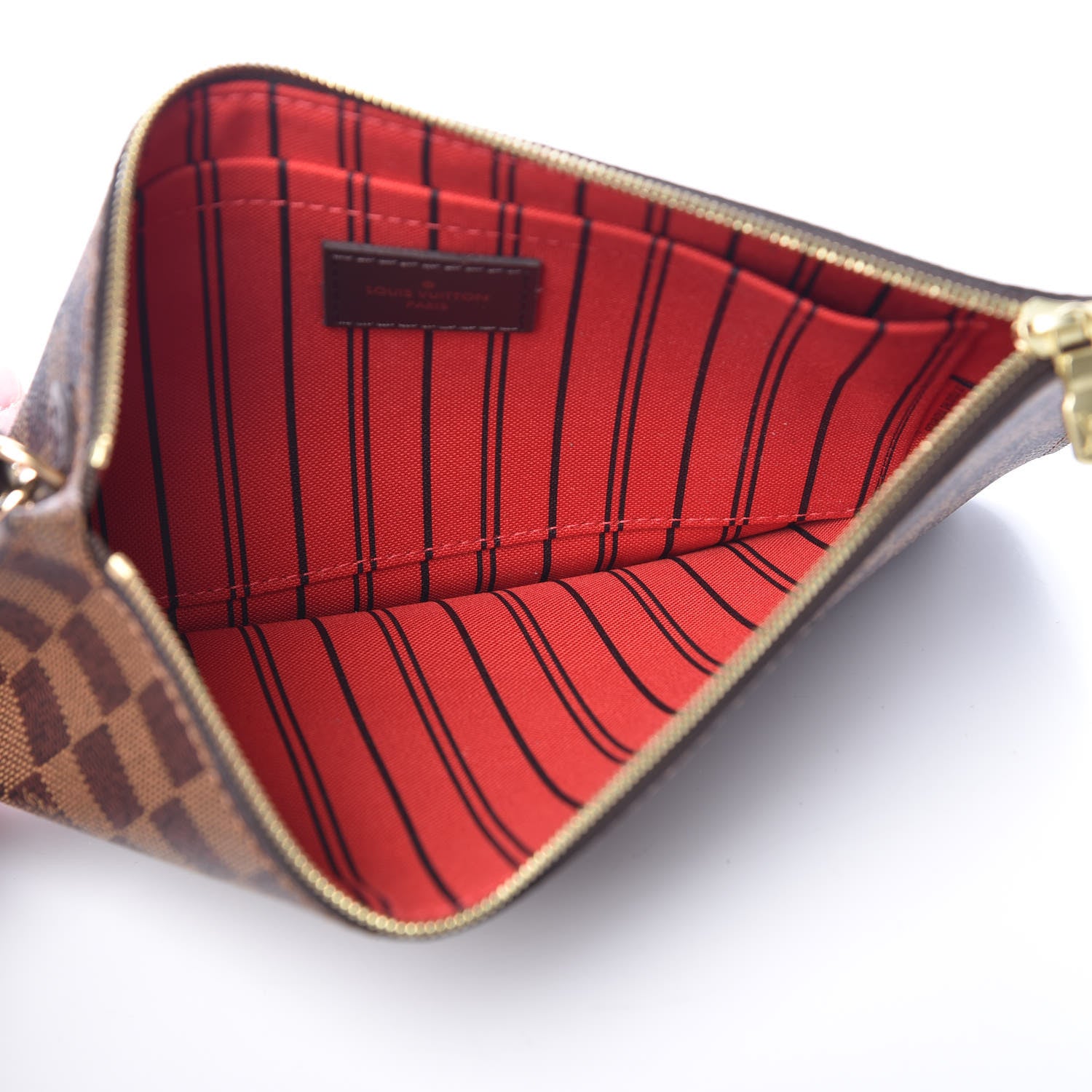 Louis Vuitton Damier Ebene Neverfull MM GM Pochette 5 of 9