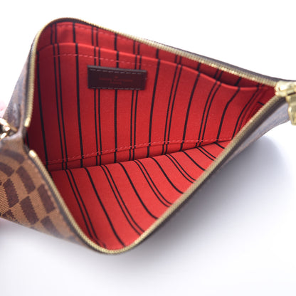 Louis Vuitton Damier Ebene Neverfull MM GM Pochette 5 of 9