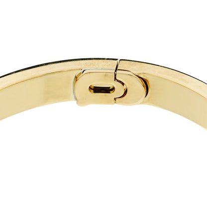 Cartier 18K Yellow Gold Diamond LOVE Paved Bracelet 18 6 of 8