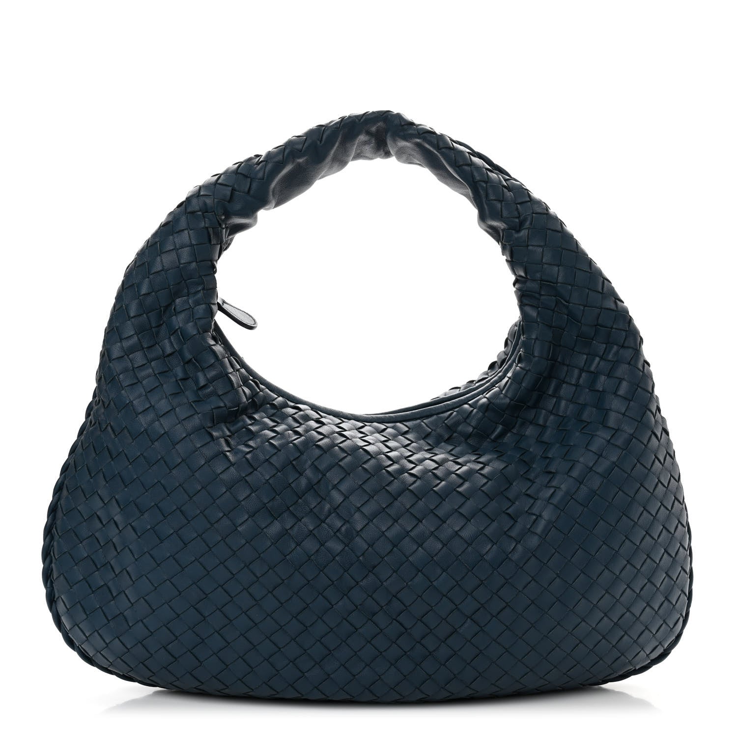 Bottega Veneta Nappa Intrecciato Medium Veneta Hobo Baltic Blue 1 of 13