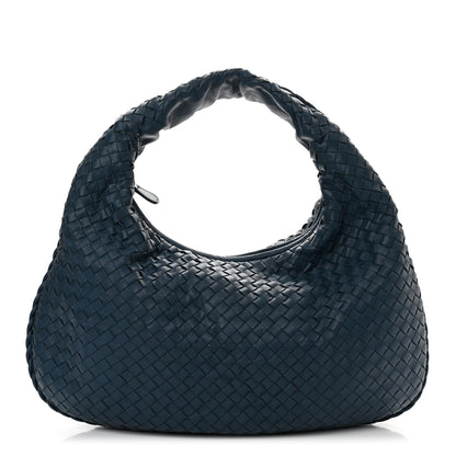 Bottega Veneta Nappa Intrecciato Medium Veneta Hobo Baltic Blue 1 of 13
