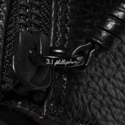 3.1 Phillip Lim 3.1 Textured Calfskin Mini Pashli Satchel Black 8 of 11