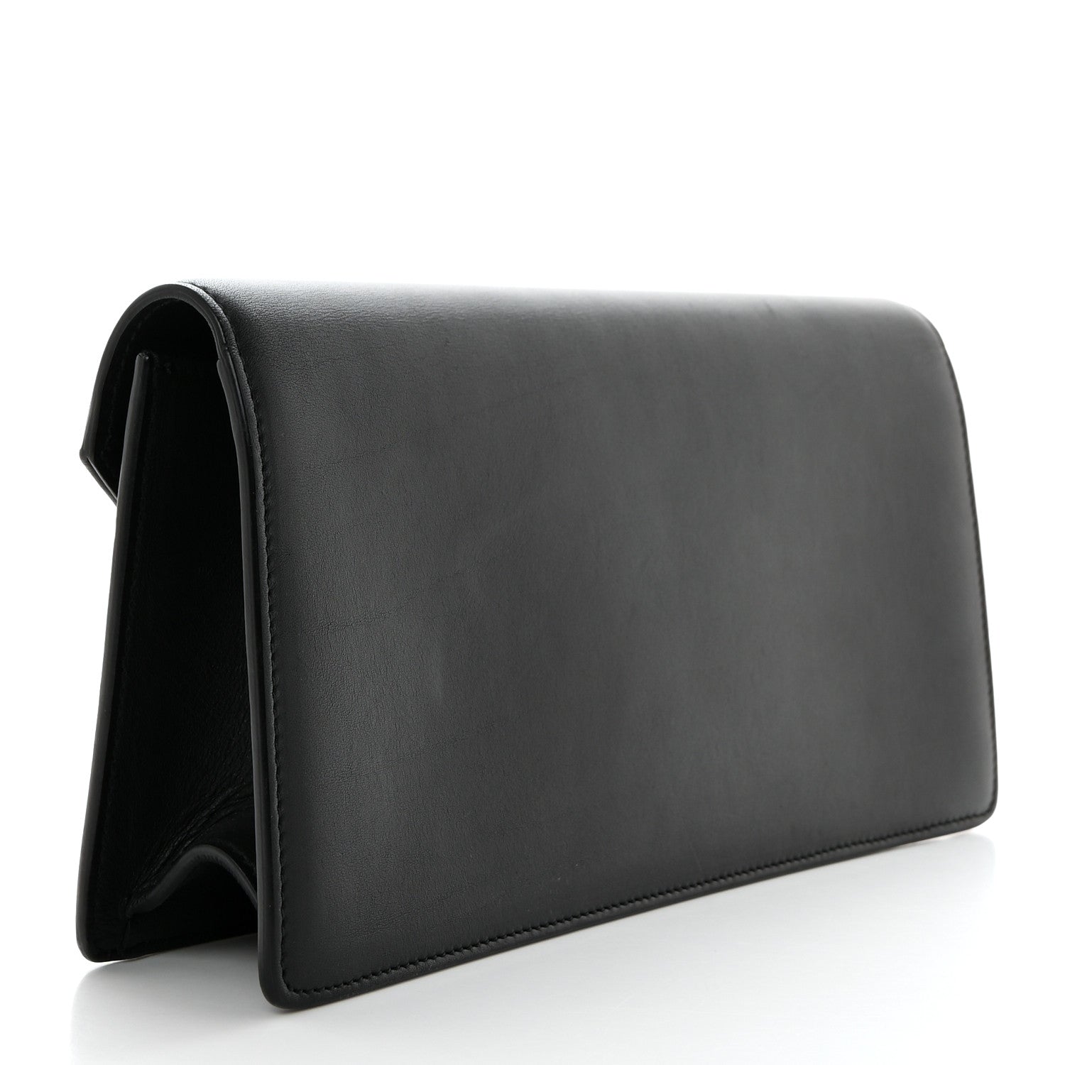 Saint Laurent Calfskin Classic Betty Clutch Black 3 of 9