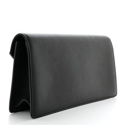 Saint Laurent Calfskin Classic Betty Clutch Black 3 of 9