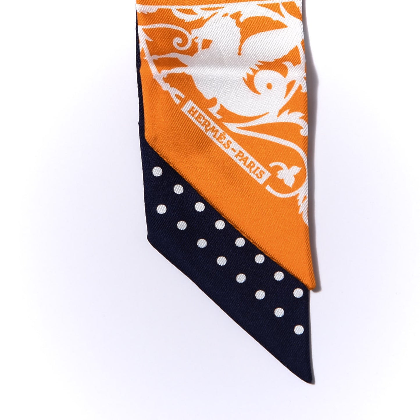 Silk Astrologie a Pois Twilly Orange Marine White