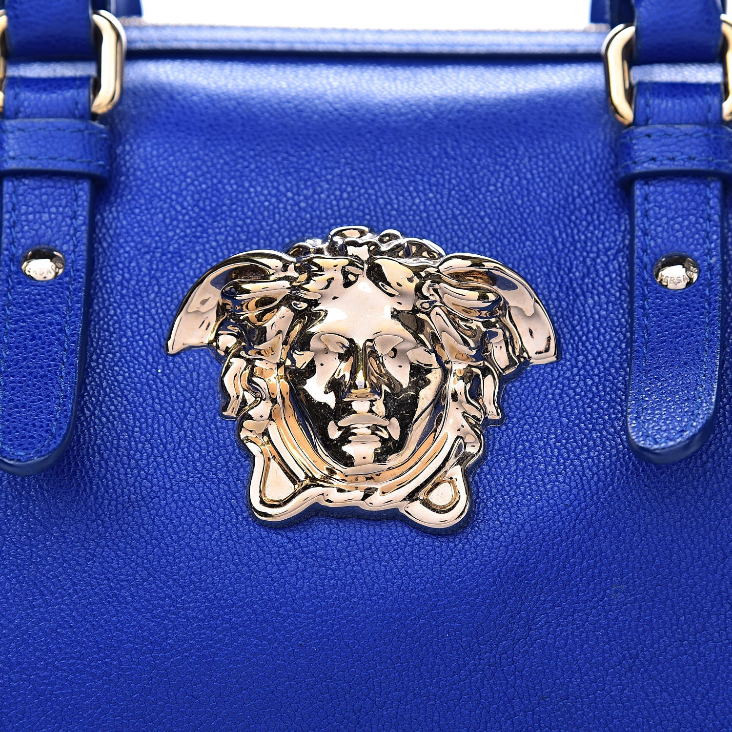 Versace Nappa Bowler Blue 18 of 18
