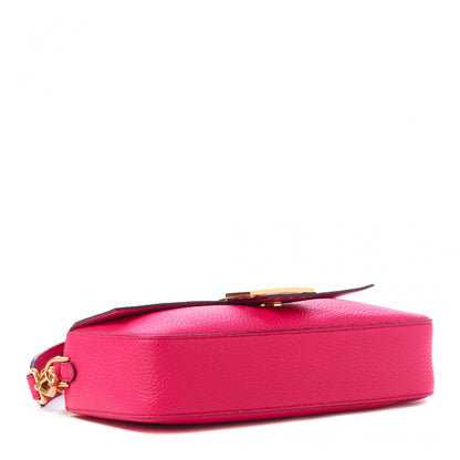 Fendi Cuoio Romano Selleria Baguette Fuxia 3 of 7