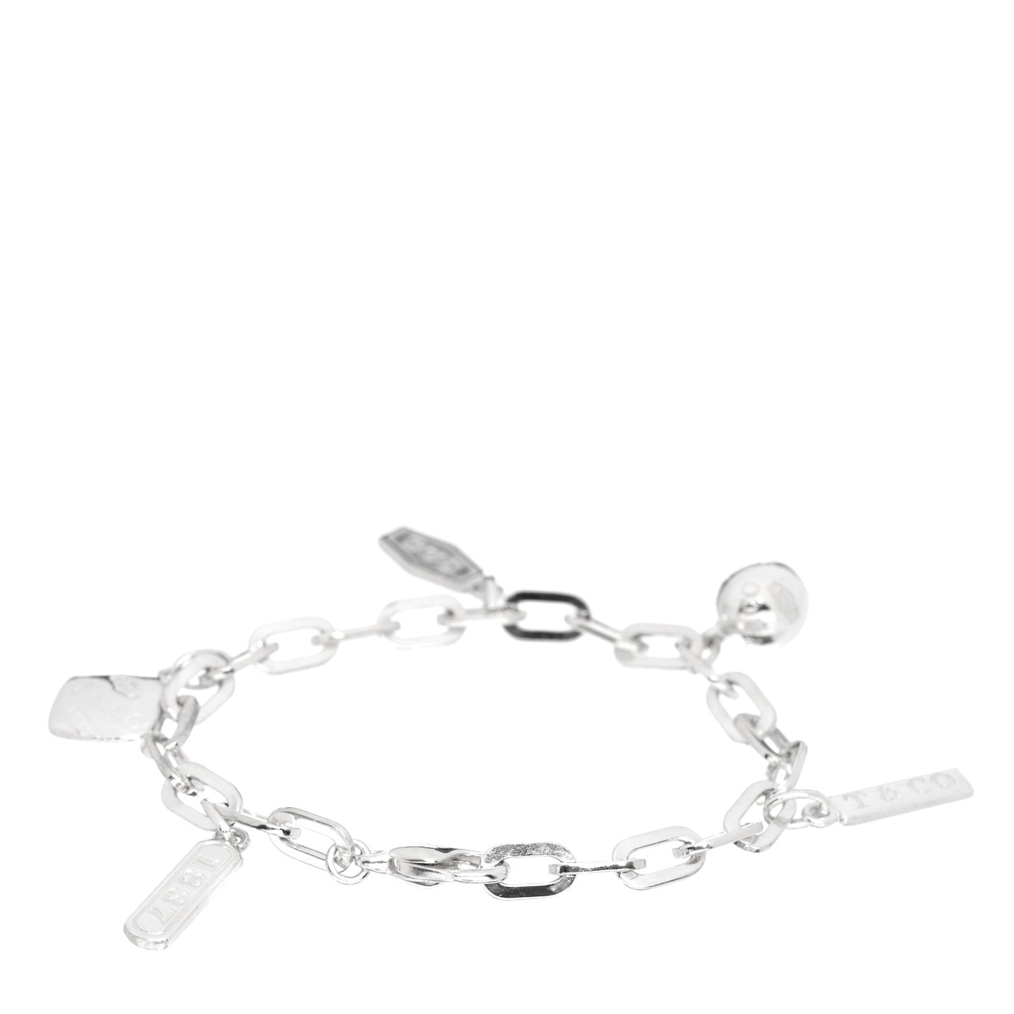 Sterling Silver 1837 Charm Bracelet