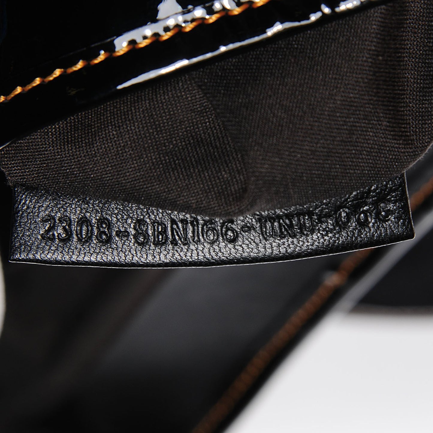 Patent Large B Bag Black