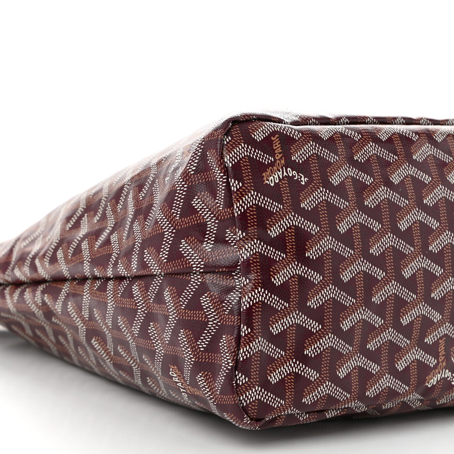 Goyard Goyardine Boheme Hobo Burgundy 10 of 11
