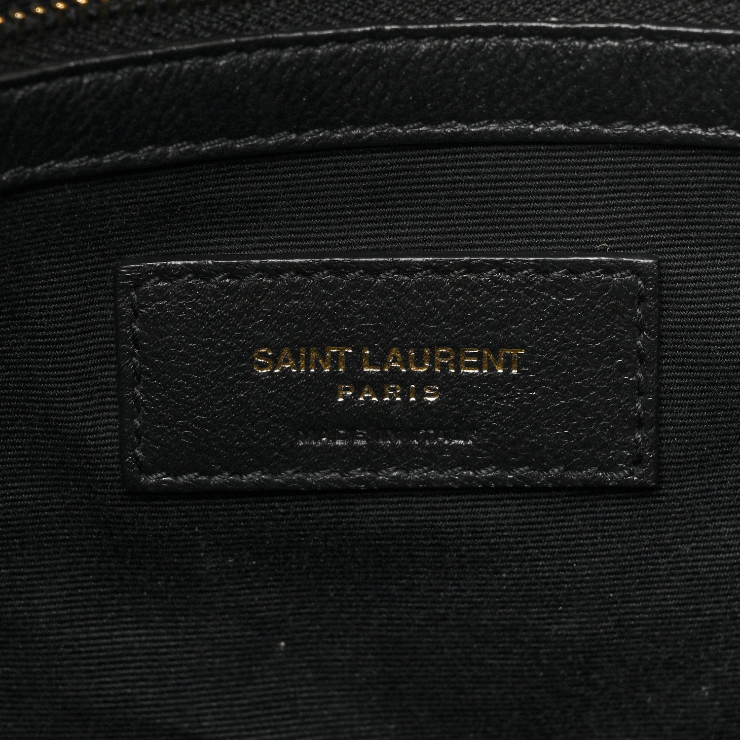 Saint Laurent Calfskin Linen Two Tone Cabas Tote Beige 7 of 21
