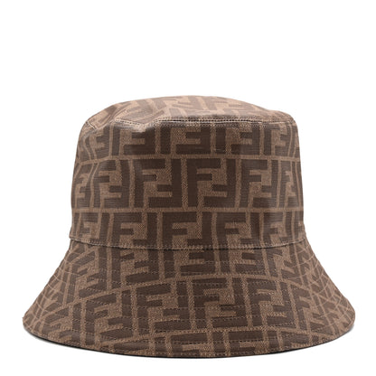 Fendi Technical Fabric FF Reversible Bucket Hat S Tobacco 4 of 14