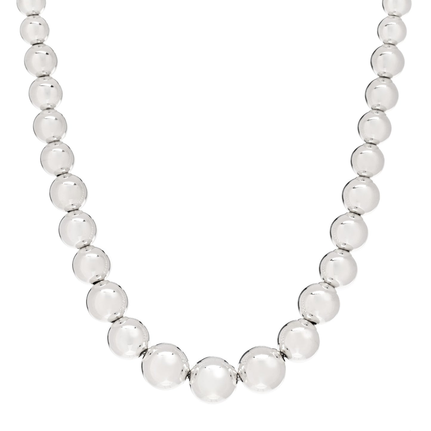 Sterling Silver HardWear Graduated Ball Necklace