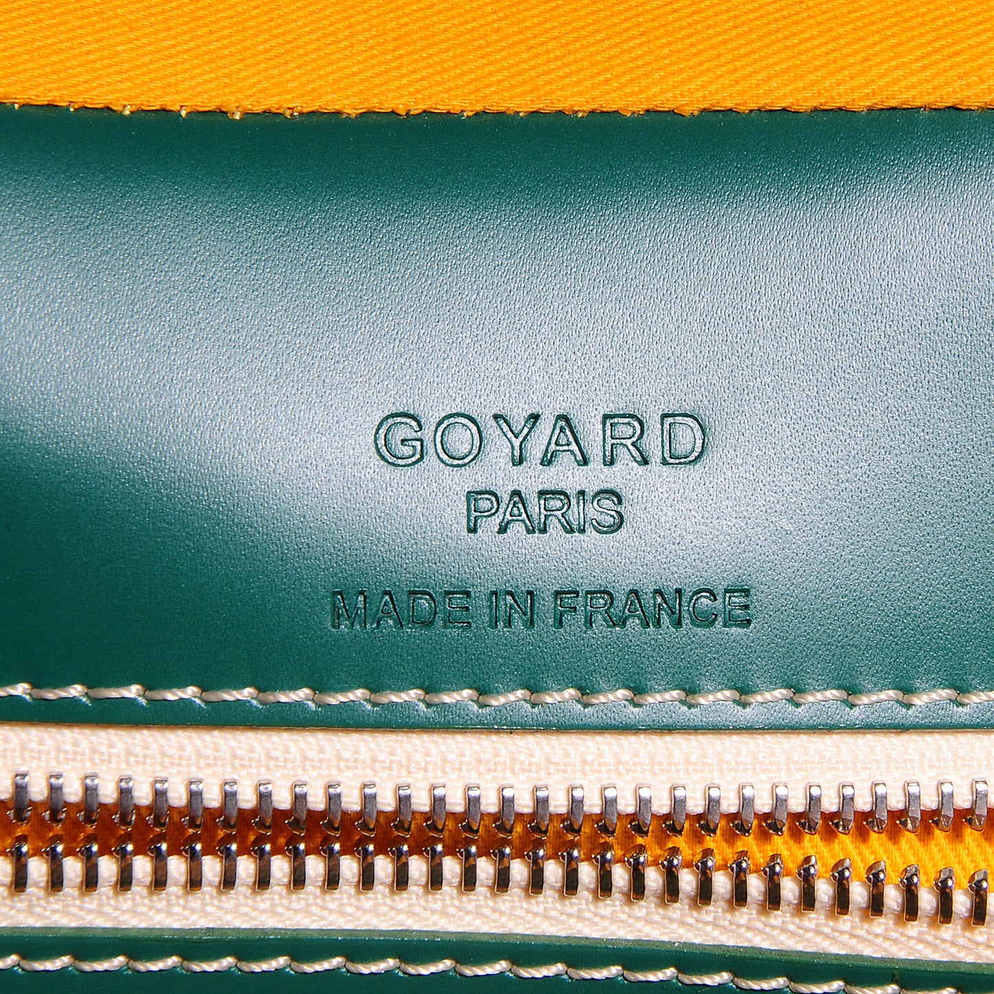 Goyardine Standard Ambassade Briefcase Green