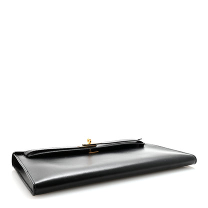 Hermes Box Kelly Longue Pochette Black 4 of 7