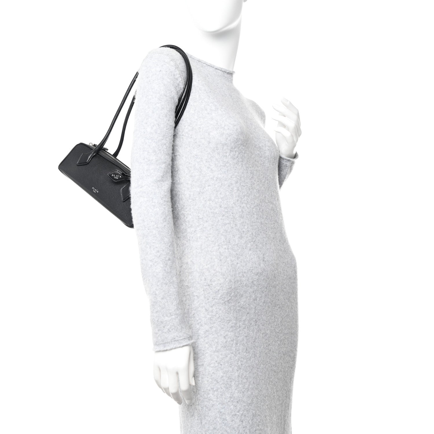 Alaia Goatskin Small Le Teckel Bag Black 2 of 10
