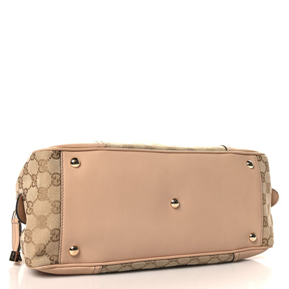 Gucci Monogram Small Princy Satchel Pink 4 of 12
