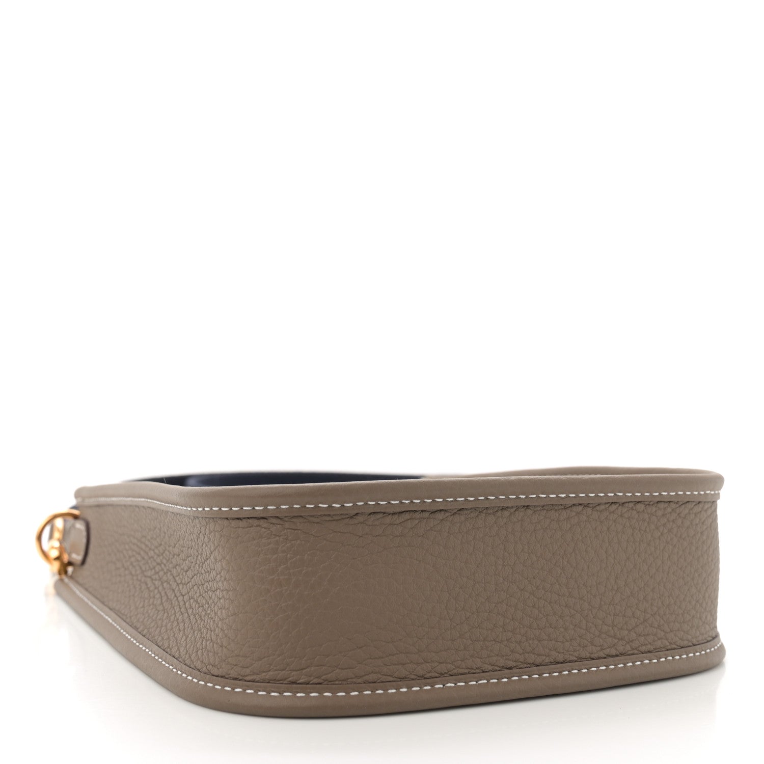 Hermes Taurillon Clemence Amazone Evelyne TPM Etoupe Bleu Indigo 4 of 11