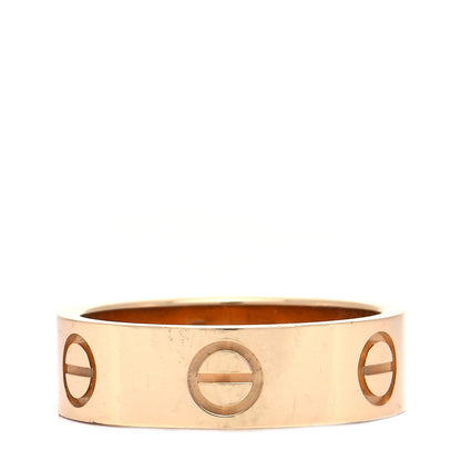 Cartier 18K Yellow Gold 5.5mm LOVE Ring 51 5.75 1 of 6