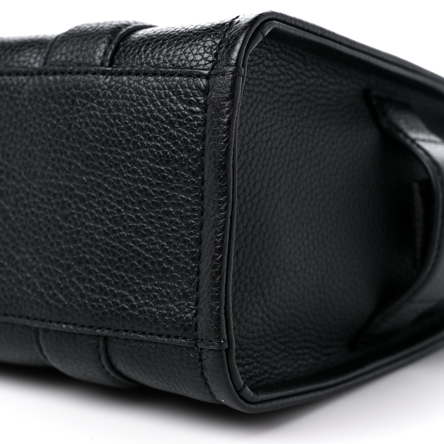 Marc Jacobs Grained Calfskin Small The Tote Bag Black 9 of 10