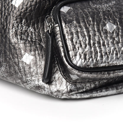 MCM Gradation Visetos Medium Belt Bag Silver 7 of 9