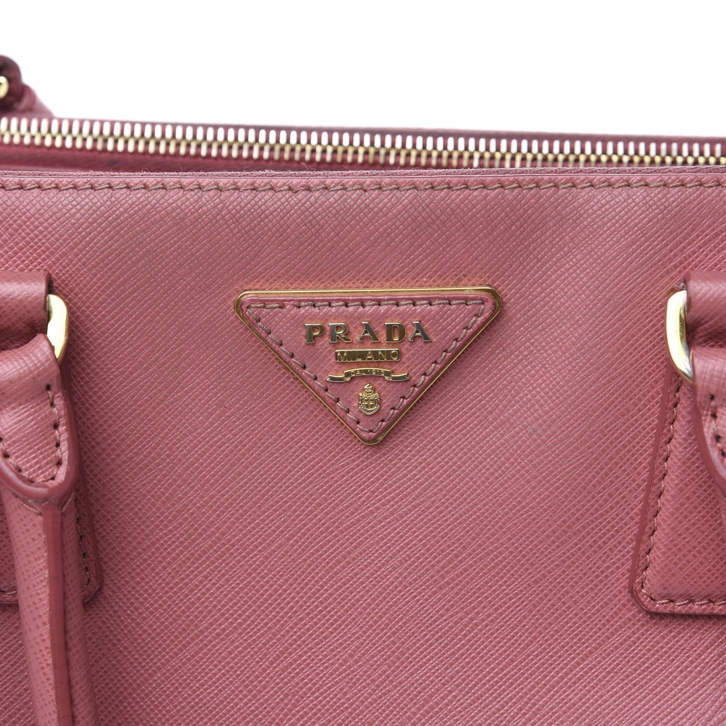 Saffiano Small Galleria Double Zip Tote Petalo