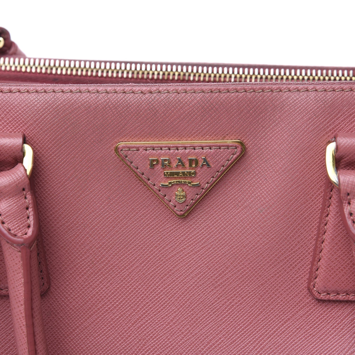 Prada Saffiano Small Galleria Double Zip Tote Petalo 15 of 19