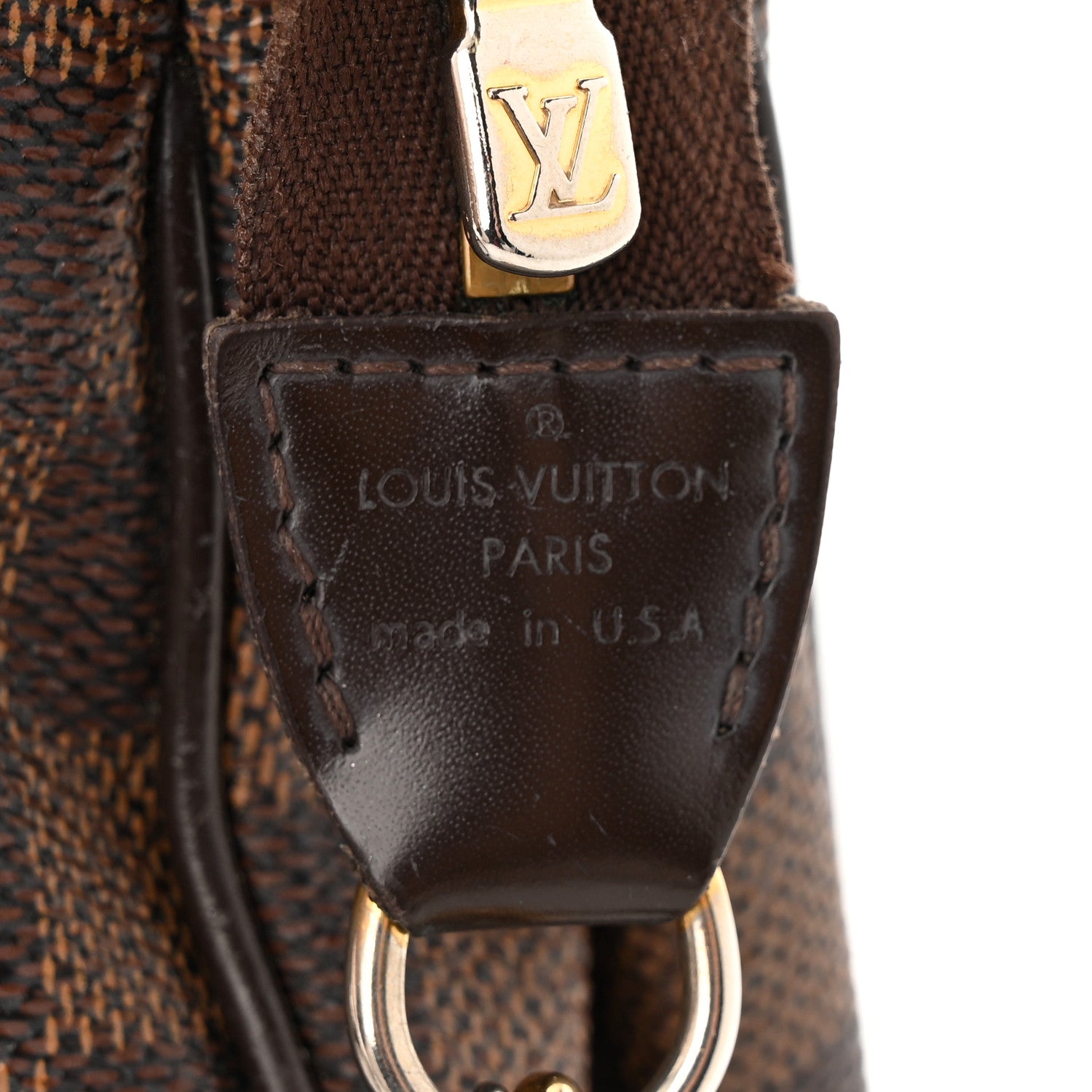 Louis Vuitton Damier Ebene Eva Clutch 6 of 11