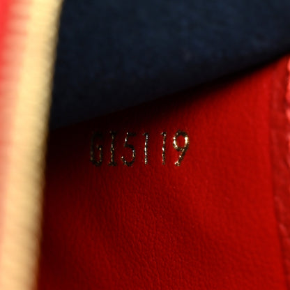 Louis Vuitton Empreinte Double Zip Pochette Marine Rouge 9 of 13
