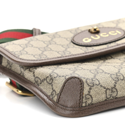 Gucci GG Supreme Monogram Neo Vintage Web Belt Bag Brown 10 of 12