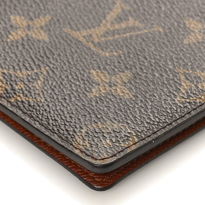 Louis Vuitton Monogram Porte Valeurs Checkbook Wallet 8 of 10