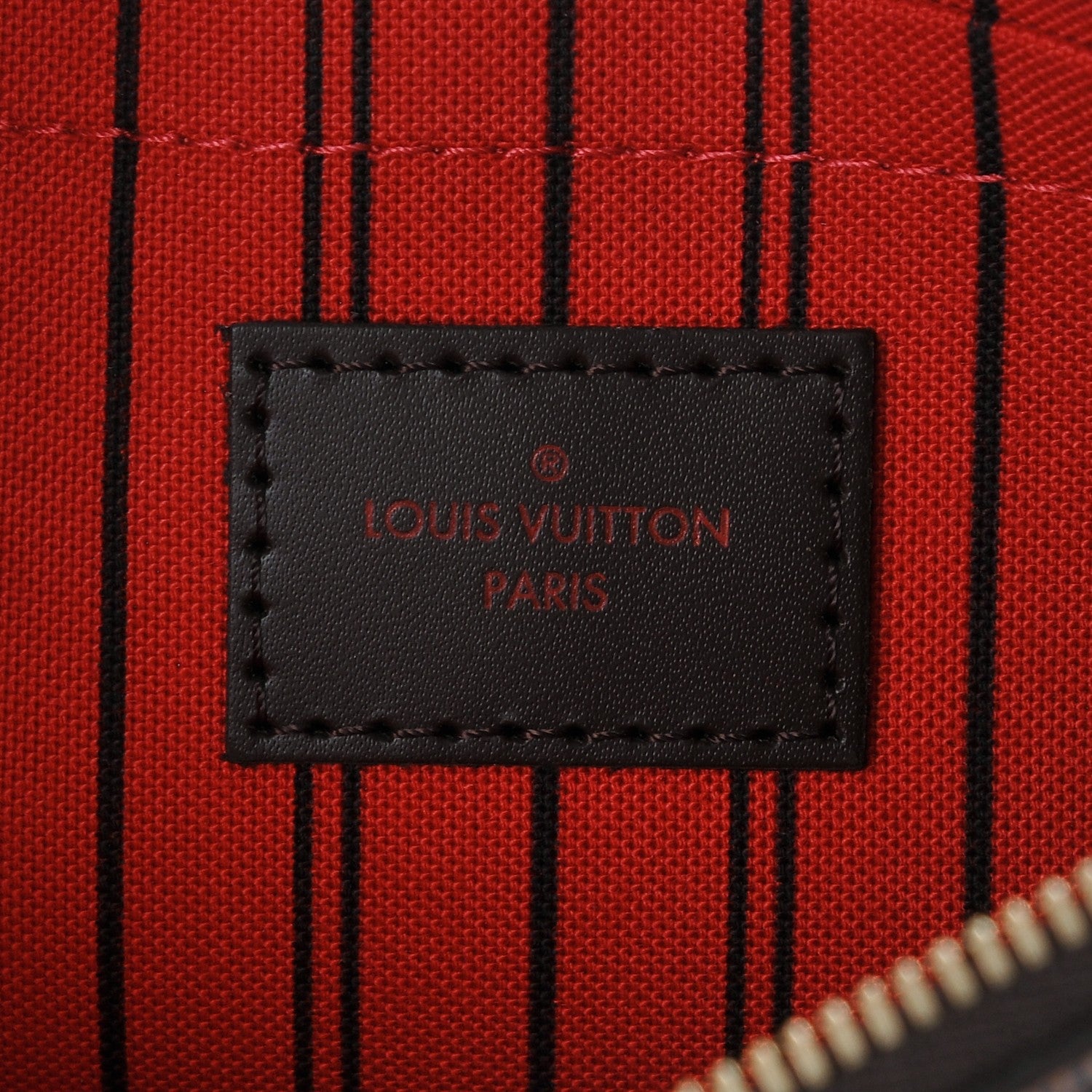 Louis Vuitton Damier Ebene Neverfull MM GM Pochette 6 of 7