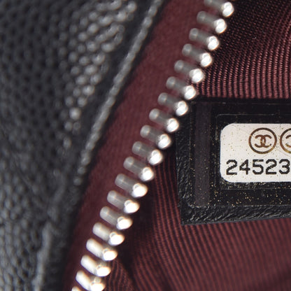 Chanel Caviar Quilted Small Cosmetic Case Black 7 of 8