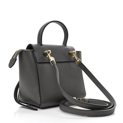 Celine Grained Calfskin Pico Belt Bag Grey 3 of 8