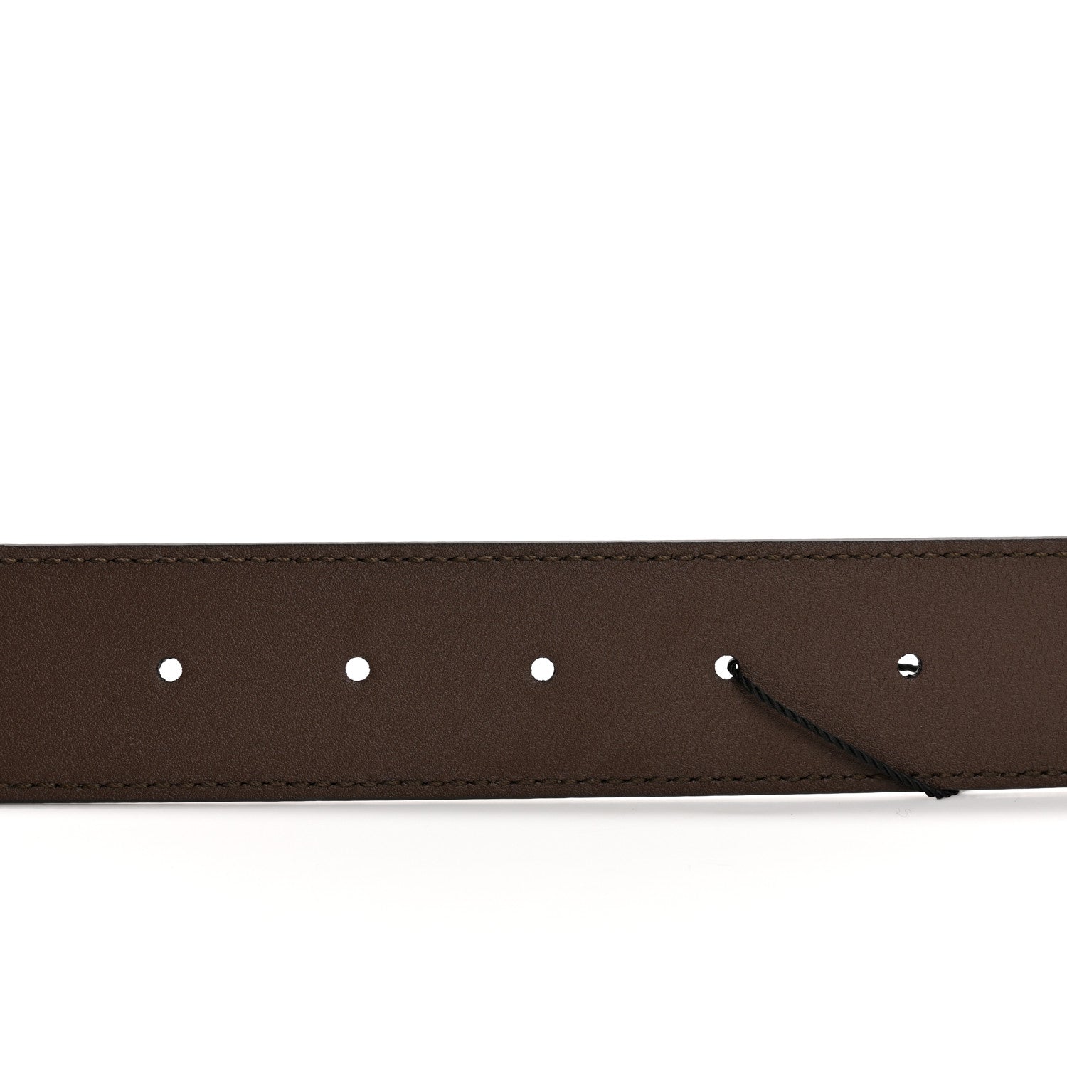 Gucci Smelit Calfskin Mens Interlocking G 35mm Belt 90 36 New Acero 4 of 5