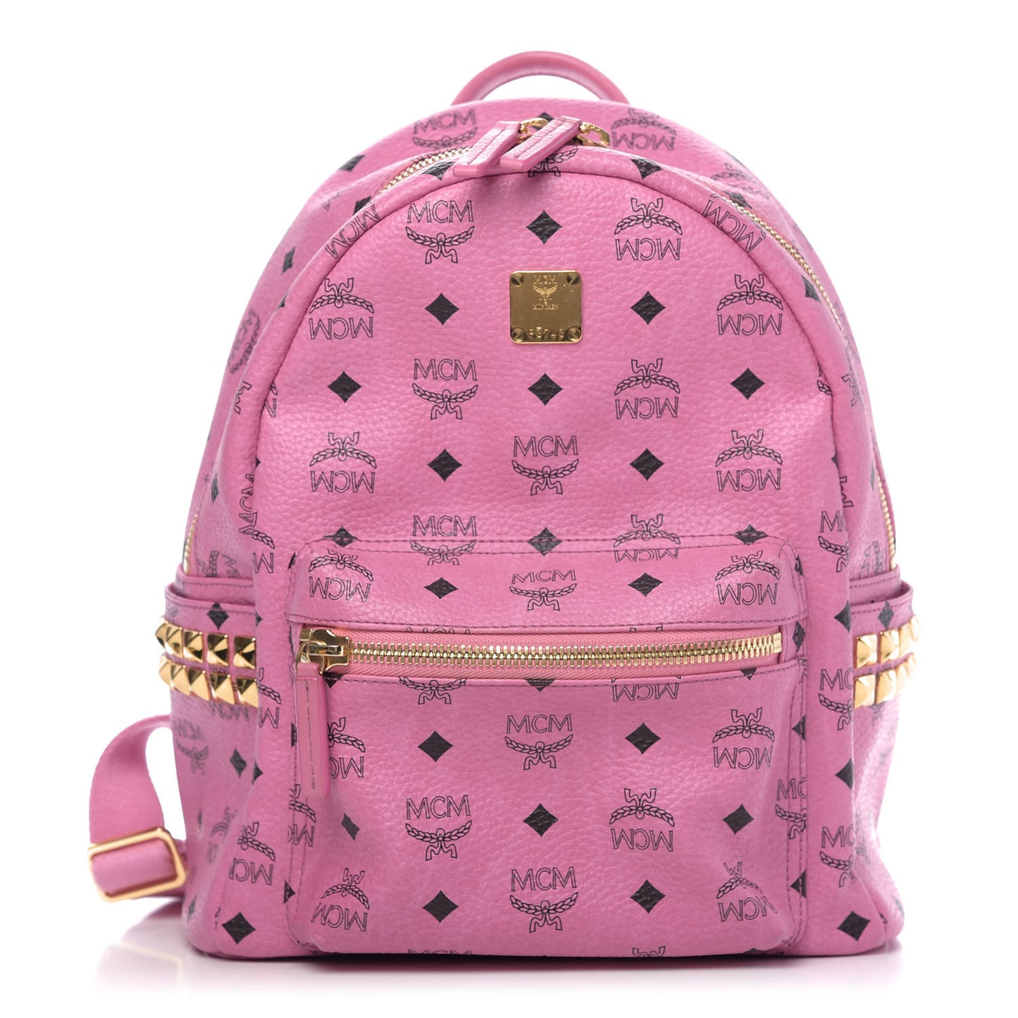 Visetos Small Side Stud Stark Backpack Pink