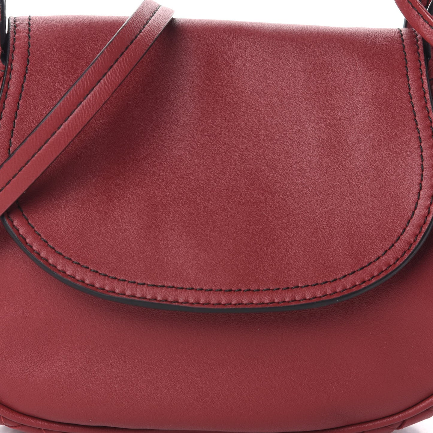Nappa Intrecciato Small Nodini Flap Crossbody Baccara