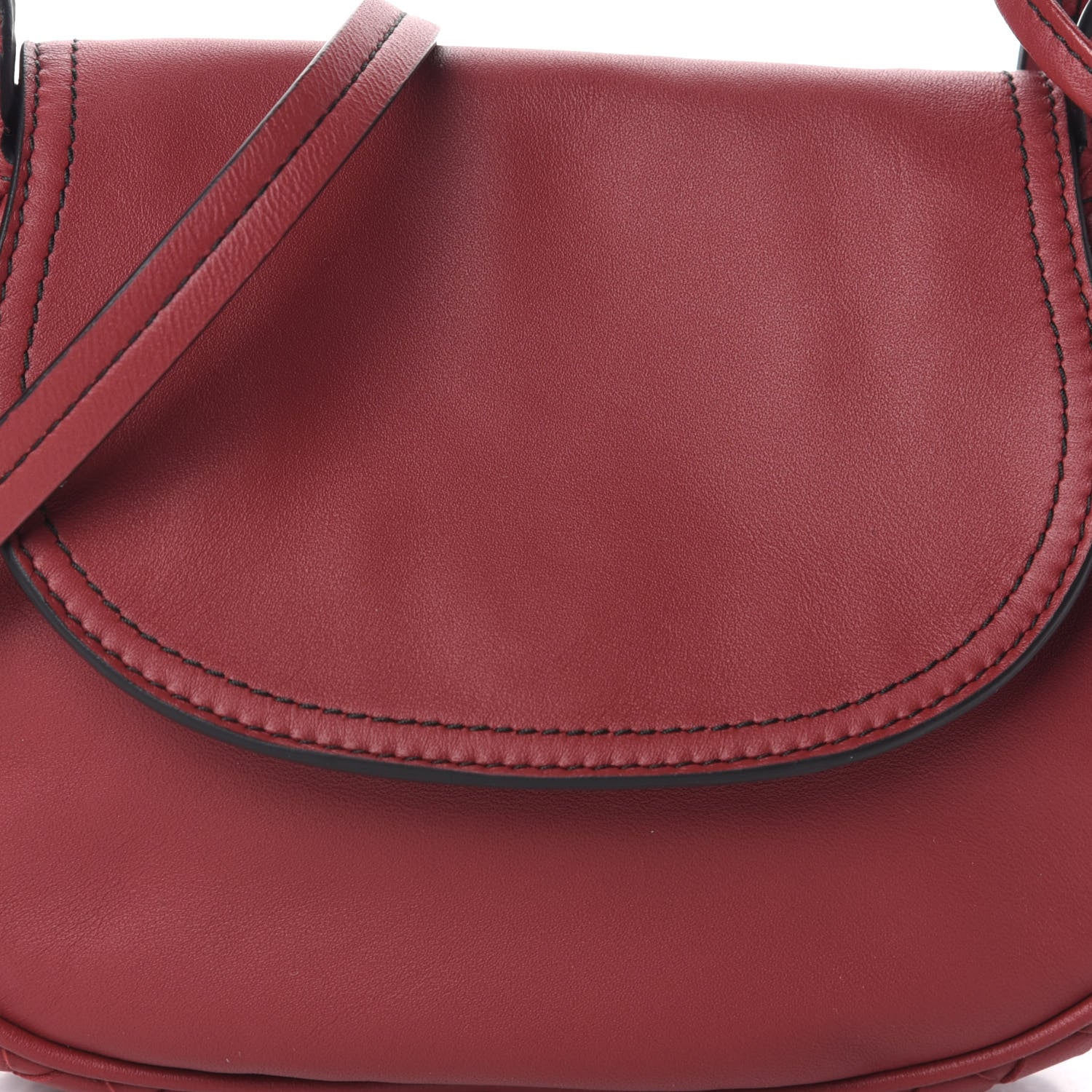 Bottega Veneta Nappa Intrecciato Small Nodini Flap Crossbody Baccara 7 of 9