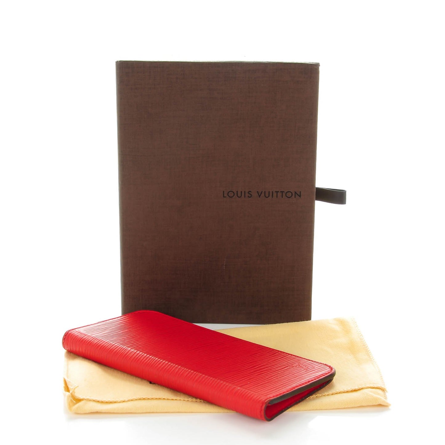 Epi iPhone 6 Plus Folio Coquelicot