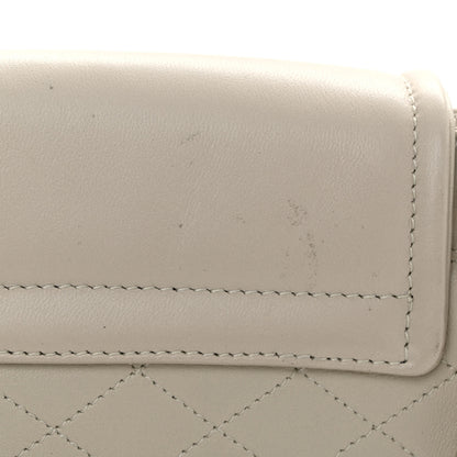 Saint Laurent Lambskin Quilted Monogram Mini Nolita Blanc Vintage 10 of 10