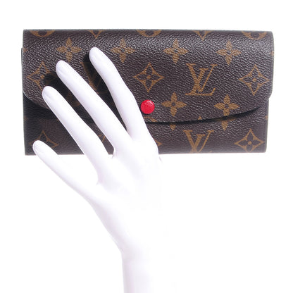 Louis Vuitton Monogram Emilie Wallet Rouge 2 of 7