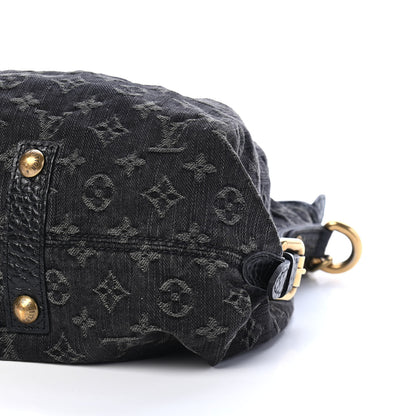 Louis Vuitton Denim Neo Cabby MM Black 9 of 10